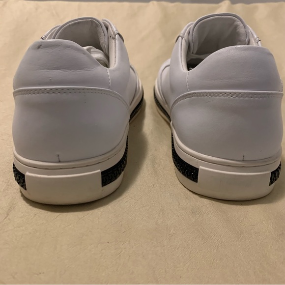 Philipp Plein white sneakers with skull and zipper decoration - Picture 4 of 13